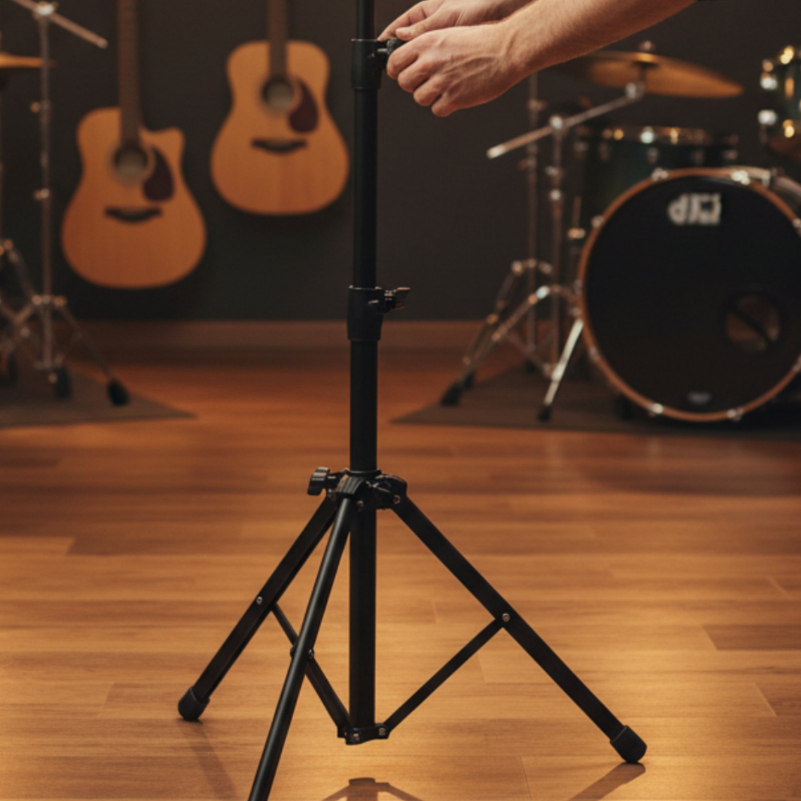 Music Stand Folding - Stojak na dzwonek bydlęcy, przenośny, składany