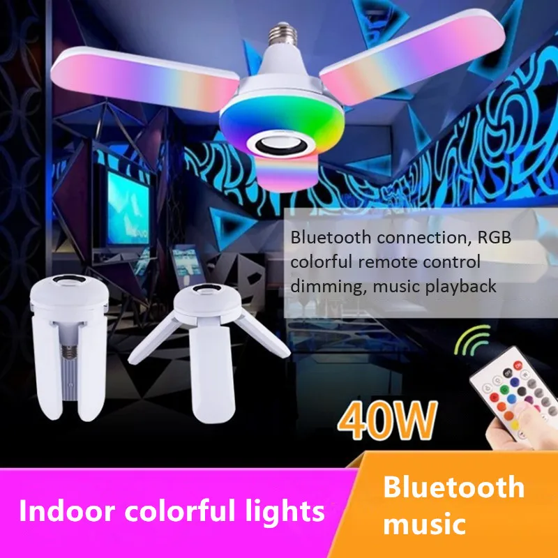 Audio Music Spotify - Lampa muzyczna Bluetooth z gwintem E27,