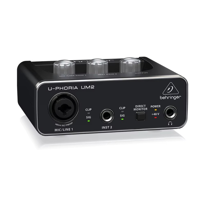 Audio Music Interface - Karta dźwiękowa Behringer U-Phoria UM2, 2-kanałowy
