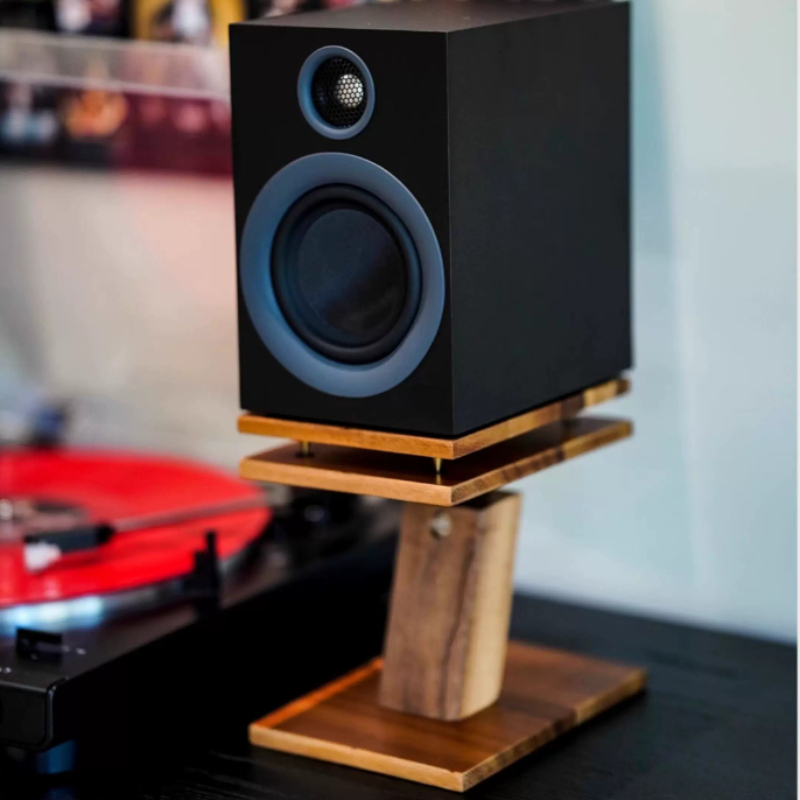 Music Stand Folding - Stojak na głośniki biurkowe z litego