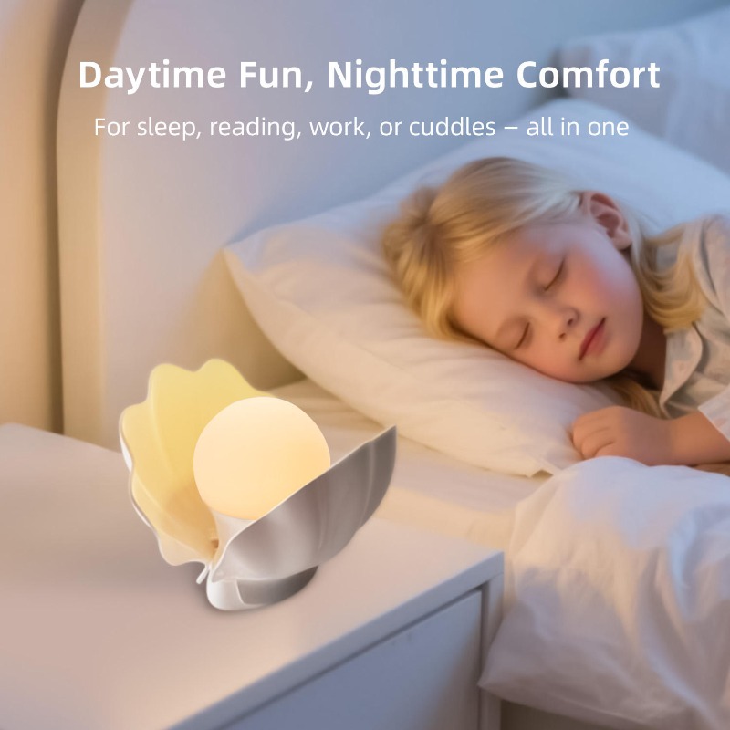 Audio Music Spotify - Dziecięca wielokolorowa silikonowa lampka nocna chroniąca