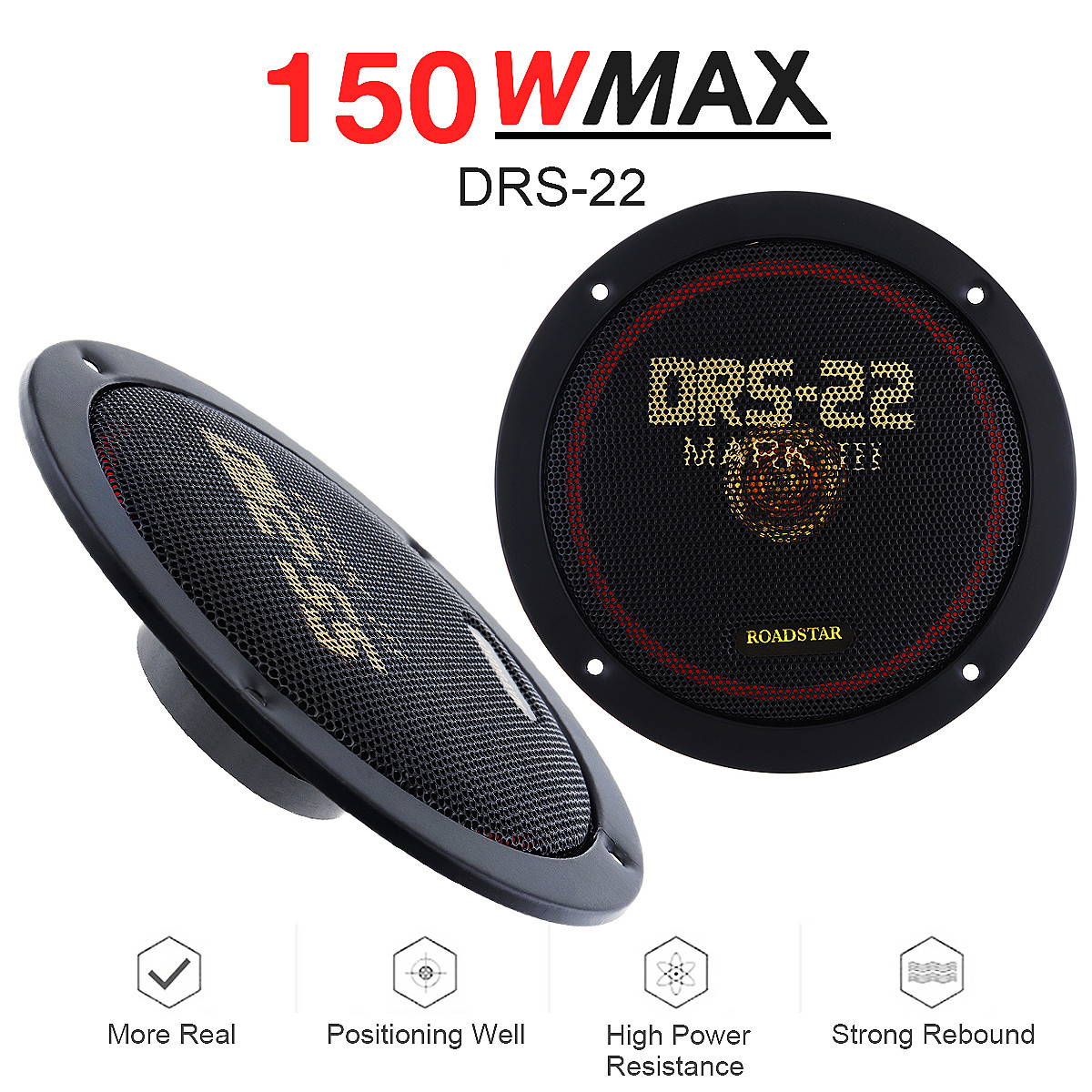 Audio Universal Music - 2 szt. 6,5 cala 12 V