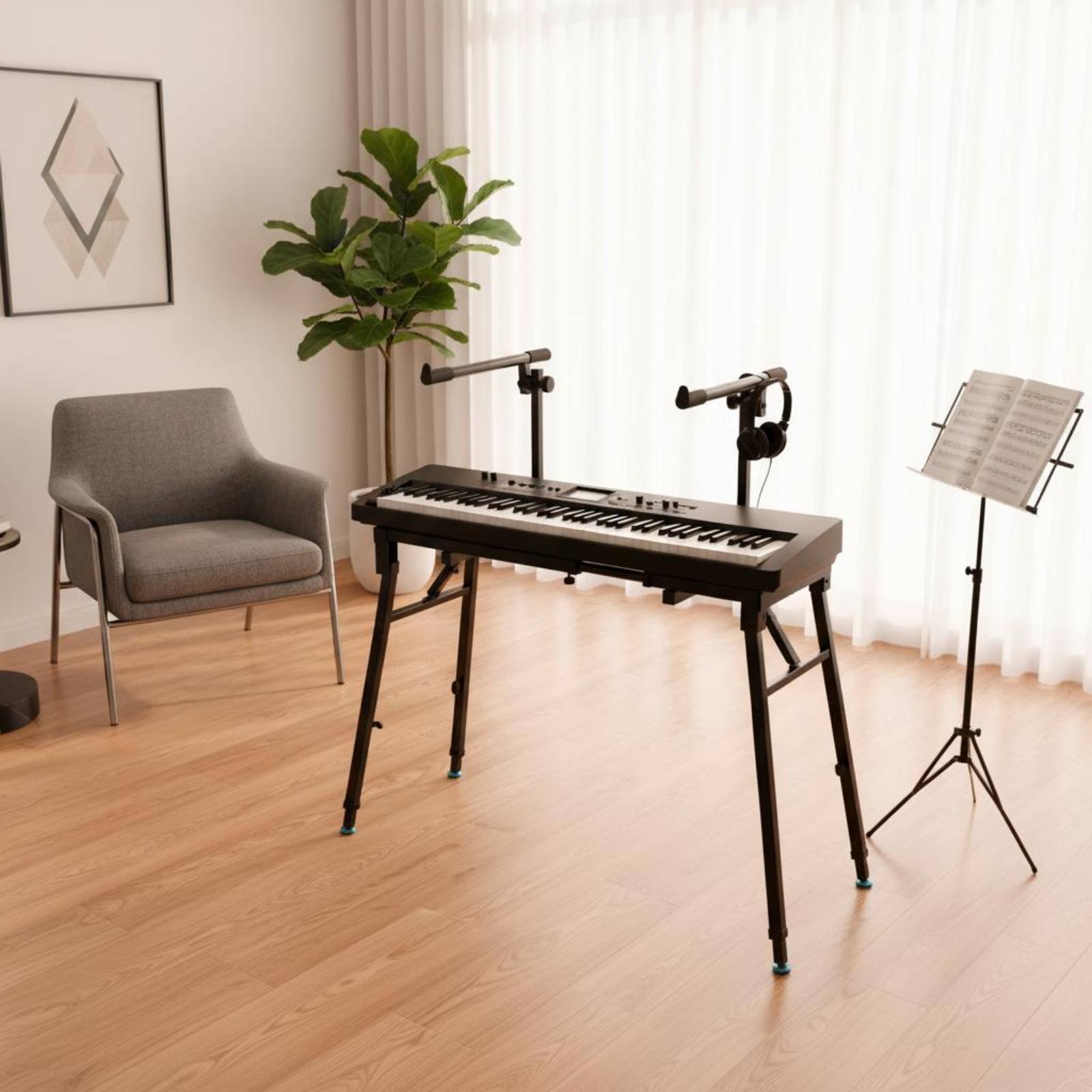 Składana, przenośna, regulowan – Music Stand Folding recenzja i cena