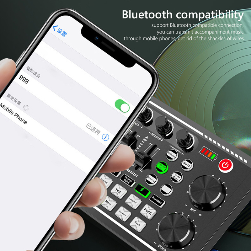 F998 Live Sound Card Audio Tun – Audio Music Tiktok recenzja i cena