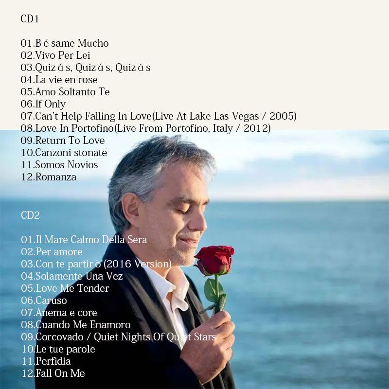 Andrea Bocelli My Love Songs C – Music Song Audio recenzja i cena
