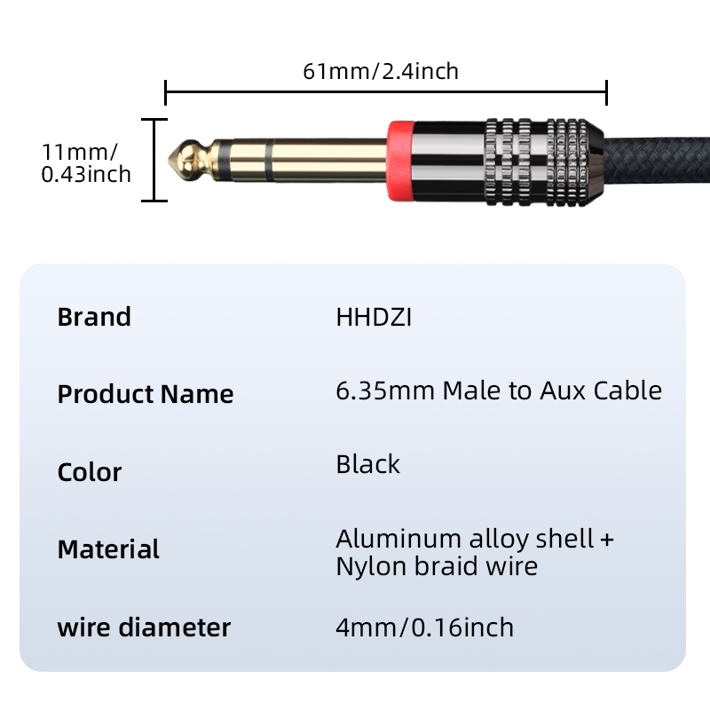 Kabel gitarowy TRS 6,35 mm, st – Audio Music Interface recenzja i cena