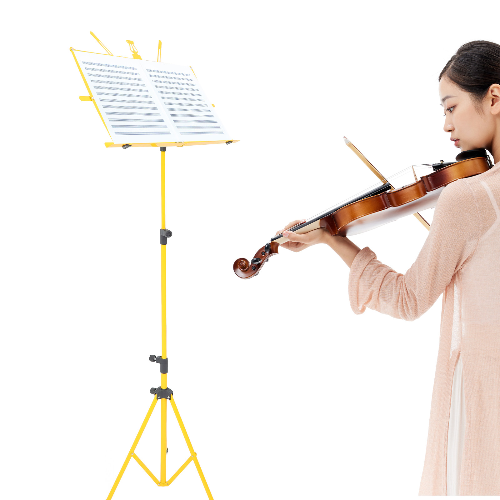 Metalowy składany stojak na nu – Music Stand Folding recenzja i cena