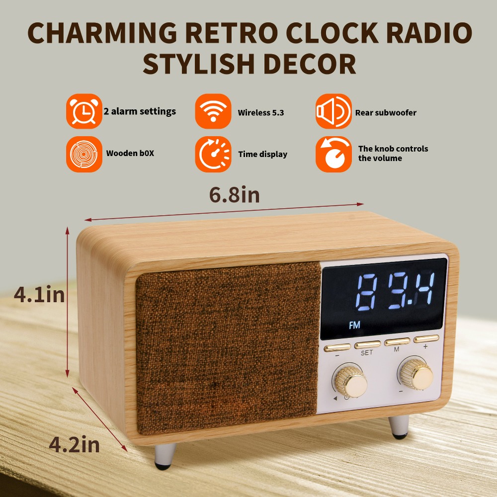 RD-X9 Wielofunkcyjne Radio FM  – Audio Music Spotify recenzja i cena