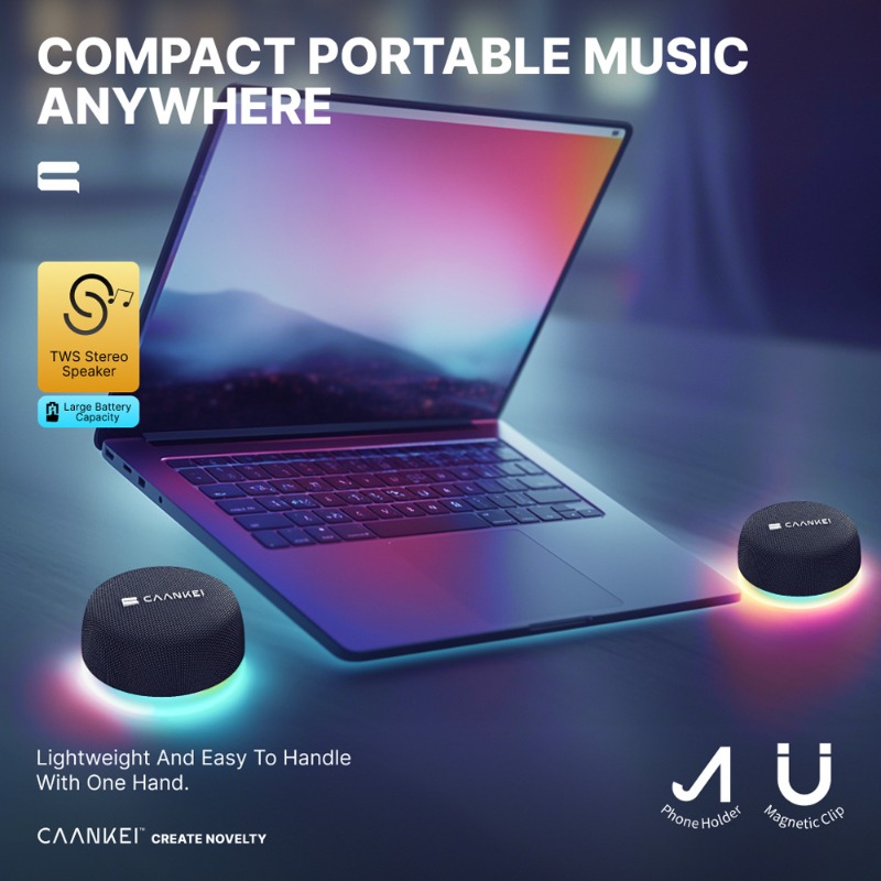 Magnetyczny głośnik Bluetooth  – Audio Music Spotify recenzja i cena